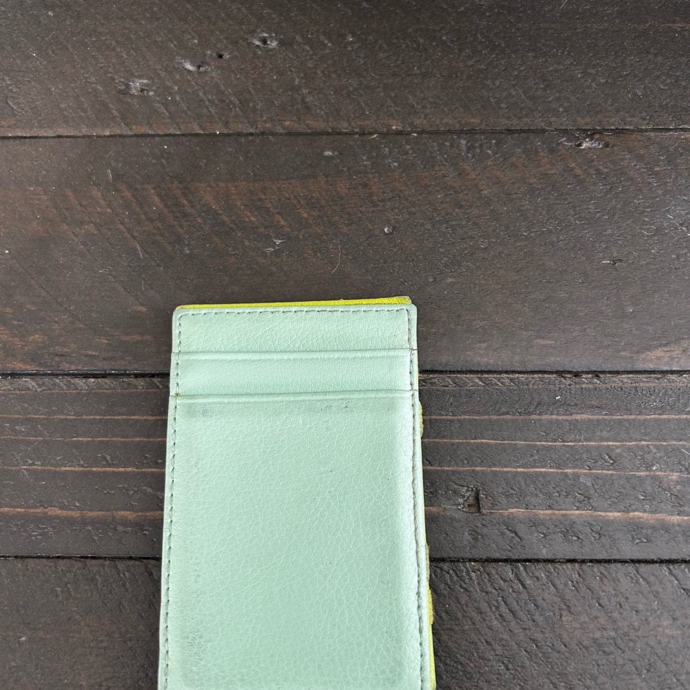 J.Crew | Magic Mint Green Card Holder